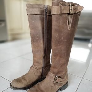 Clark'Knee high leather boots